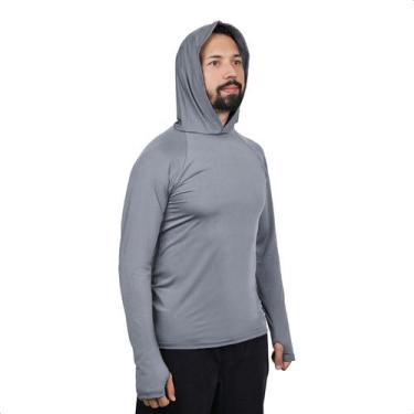 Imagem de Camisa Segunda Pele Masculina Térmica Capuz Proteção Uv - CMURBANO, Ci