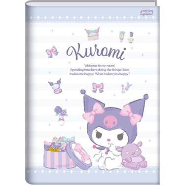 Imagem de Jandaia - Caderno Brochura 1/4 Capa Dura 80 Fls Kuromi - Pacote com 05 unidades
