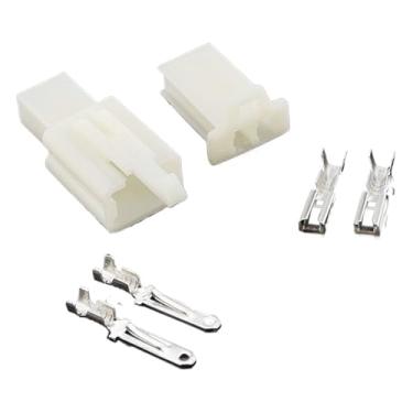 Imagem de XMKT 10 conjuntos/lote 2,8 mm 2/3/4/6/9 pinos automotivo 2,8 conector de fio elétrico macho fêmea kits de plugue de terminal de cabo motocicleta ebike carro (10 conjuntos de 2 pinos)