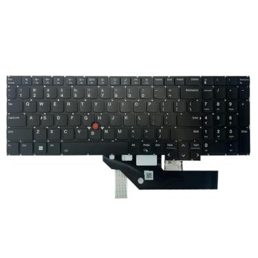 Imagem de Jintai Substituição de teclado retroiluminado dos EUA para Lenovo ThinkPad E16 Gen 1 21JN 21JQ