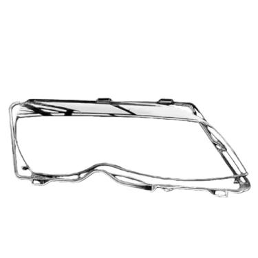 Imagem de Capa de faróis compatível com bmw série 3 e46 sedan 2002-2005 lente do farol do carro substituição de vidro sombra da lâmpada dianteira escudo automático(Right)