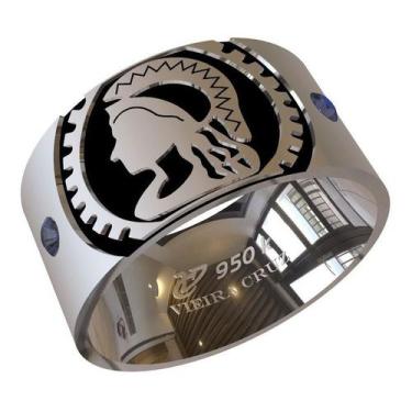 Imagem de Anel de Formatura em Prata de Engenharia Civil - Vieira Cruz Joias, Pr