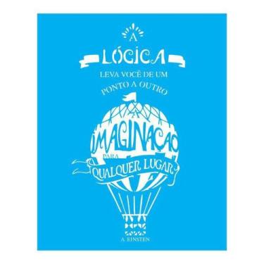 Imagem de Stencil Tamako A Lógica Leva Você - 20X25Cm - Ref B183