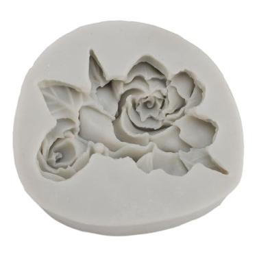Imagem de Vela de gardênia em forma de flor de silicone grosso para bombas de banho de resina, esculturas de gelo, artesanato de argila, faça você mesmo, decoração de casa, presentes