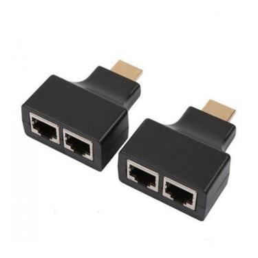 Imagem de Repetidor Extensor De Sinal Hdmi 30 Ate 30m Via Rede Rj45
