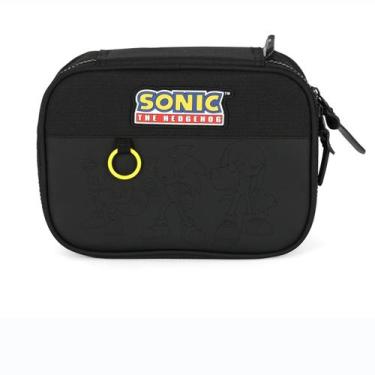 Imagem de Estojo Box 100 Pens SONIC HEDGEHOG Preto - Luxcel ET49844SO
