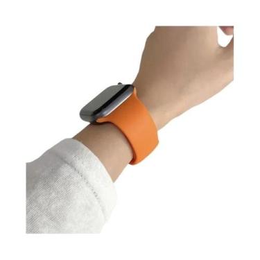 Imagem de Pulseiras De Silicone Para Apple Watch Series 9 8 7 SE Ultra 2 40mm 41
