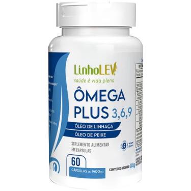 Imagem de Ômega 3 6 9 Plus 1g 60 cápsulas Premium - LinhoLev
