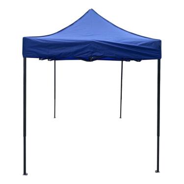 Imagem de Tenda Gazebo Dobravel Aco E Poliester 2x2m Azul Impermeavel