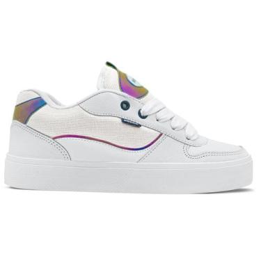 Imagem de Tênis Hocks Puff Unissex Camurça Safira  Branco, Branco, 40