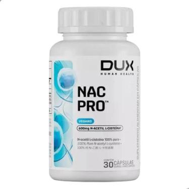 Imagem de Nac Pro Vegano 600mg 100 Pure 30 Capsulas Dux Nutrition Natural