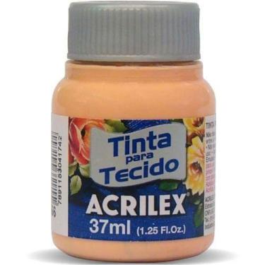 Imagem de Tinta de tecido 37ml Acrilex -pêssego 566 Tinta de tecido 37ml Acrilex