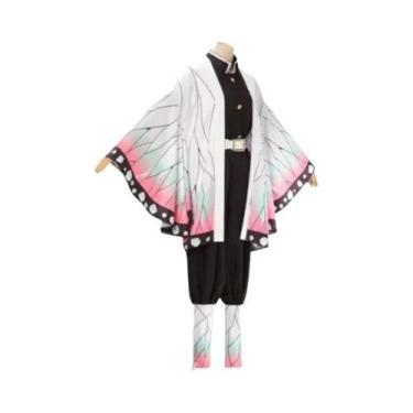 Imagem de Kochou Shinobu Cosplay Traje, Anime Shinobu, Uniforme Harori para Mulh