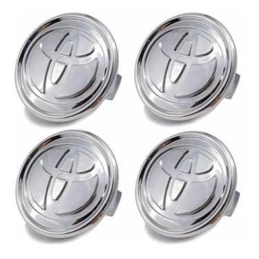 Imagem de Jogo 4 Calota Calotinha Centro Roda Liga Leve Original Toyota Corolla 