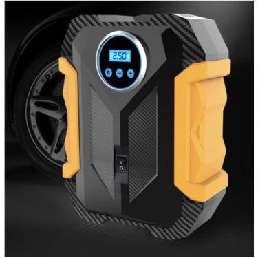 Imagem de Calibrador De Pneus Portátil 12 Volts Digital Compressor Ar 150pis 80W