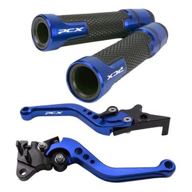 Imagem de Kit Manete Manopla Esportivo Pcx 150 Pcx150 Gravado A Laser - Special 