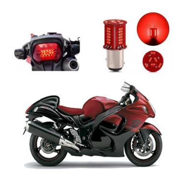 Imagem de Lâmpada Led Freio 2 Polos Sequencial Strobo Moto GSX 1300R Hayabusa 19