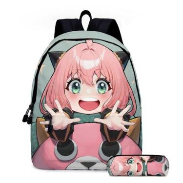Imagem de Conjunto de mochilas Spys Familys Anyas Forgers Cartoon Kids School - 