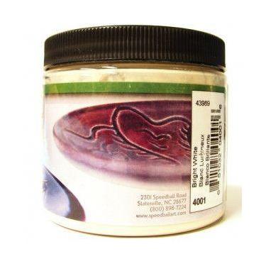 Imagem de Esmalte Para Cerâmica Glaze Speedball 4001 Bright White