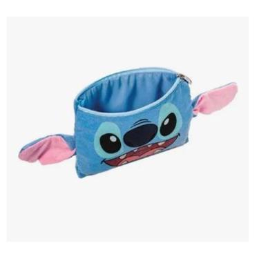 Imagem de Necessaire Toque Pelúcia Orelhas Stitch Cor Azul - AVON