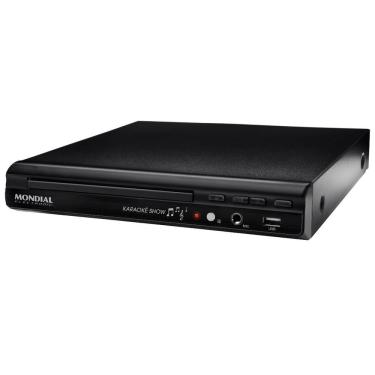 Imagem de DVD Player USB Karaokê Mondial D-20 Bivolt Preto
