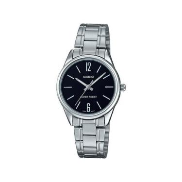 Imagem de Relógio Casio Analógico LTP-V005D Feminino Pulseira Inox Resistencia Á
