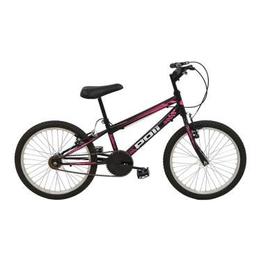 Imagem de Bicicleta Polimet MTB Poli Podium Quadro 11/Aro 20 Preto/Rosa 7302