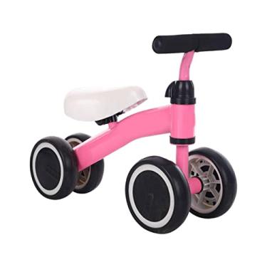 Imagem de Equilíbrio Bicicleta | Balance Bike para menina 1 a 3 anos - Bicicleta equilíbrio infantil 12 a 36 meses, primeira bicicleta infantil 4 rodas, presentes primeiro Puchen