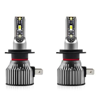 Imagem de Faróis de carro LED IP68 à prova d'água 120W faróis de carro LED 6500K 12000LM 9005 9006 H1 H4 H7 H11 10-32V faróis de LED 2pcs