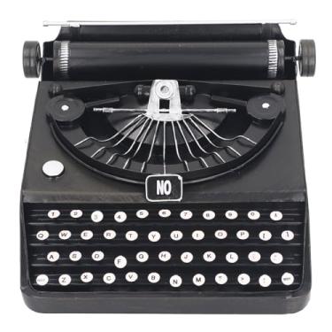 Imagem de Modelo de Máquina de Escrever Antigo, Máquina de Escrever Vintage, Ornamento de Modelo de Máquina de Escrever Manual retrô Antigo, Decoração de Mesa Clássica para Casa, Escritório