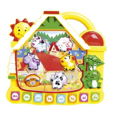 Imagem de Brinquedo Educativo Casinha Paradise Musical Animais Dm Toys