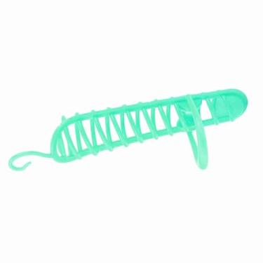 Imagem de Cesta Alimentadora de Plástico para Papagaios, Suporte para Alimentação de Frutas, Suporte para Pássaros de Estimação, Suprimentos para Pássaros (Verde)