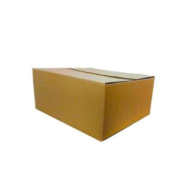 Imagem de Kit 50 Caixa de Papelão Medida 31x25,5x13 Onda C - Tatá Impressoras