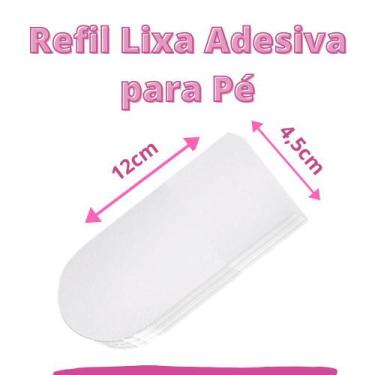 Imagem de Refil de Lixa adesiva Branca 50 unidades Liz produtos de Beleza  PREMI