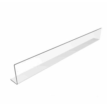 Imagem de Kit 100 Cantoneira Aparadora De Gondola 90 X 5 Envio Hoje - OC Shop