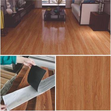 Imagem de Piso Vinílico Autocolante Régua Madeira Caixa 6m2 - EUROFLOOR, Cedro A