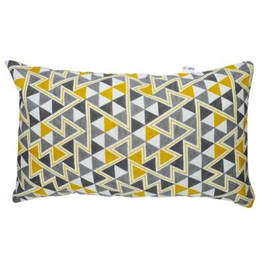 Imagem de Almofada Wendy Retangular 30x50cm Triângulo Amarelo - FASTLAR