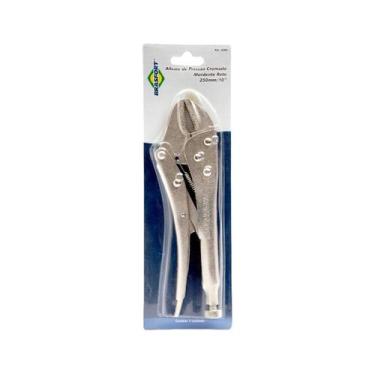 Imagem de Alicate Pressao Brasfort Reto Cromado 10" Blister 8785