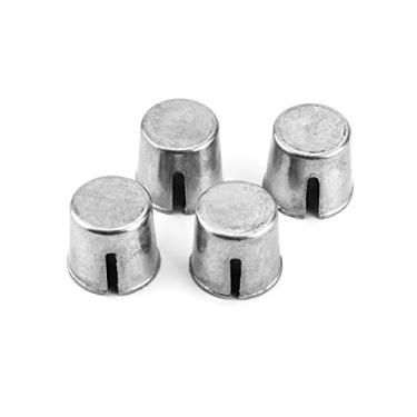 Imagem de QWORK Tampa dos calços do poste da bateria, pacote com 4 terminais de cabo para postes positivos ou negativos