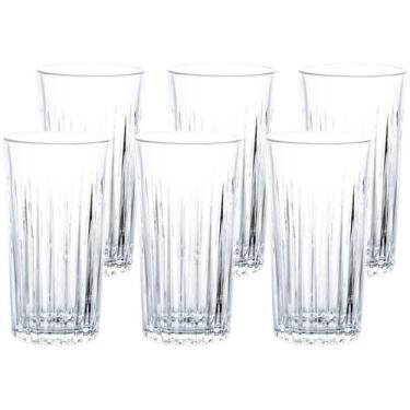 Imagem de Jogo de Copos de Vidro Transparente 350ml 6 Peças Haus Concept Imperia