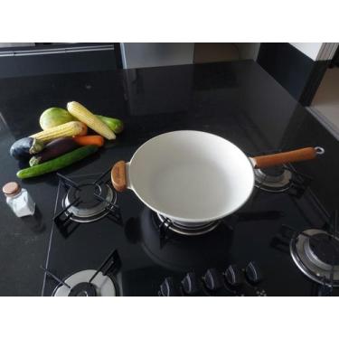 Imagem de Panela wok javali com tampa de vidro 28 cm, 0