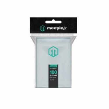 Imagem de Sleeves Padrão Poker Size 63,5 X 88mm 100 unidades Meeple BR