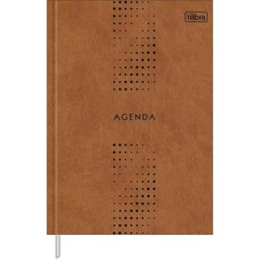 Imagem de Tilibra - Agenda Executiva Costurada Diária 14,5 x 20,5 cm Prátika Permanente - Caramelo