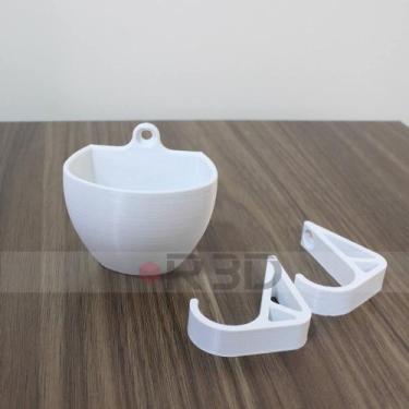 Imagem de Kit Suportes Para Teclado E Mouse De Parede - R3D, Branco