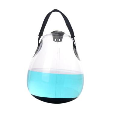 Imagem de Vaveren Kettlebell cheio de água, para viagem, multiuso, rolamento de peso, exercício fitness, peso ajustável para agachamentos domésticos, Limpar 5kg