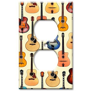 Imagem de Art Plates - Placa de interruptor de guitarra acústica - Tampa de tomada