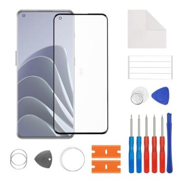 Imagem de SwarKing Substituição da tela de vidro da lente externa frontal para Moto Edge 40 Neo com kit de ferramentas de reparo gratuito (sem toque LCD e digitalizador)