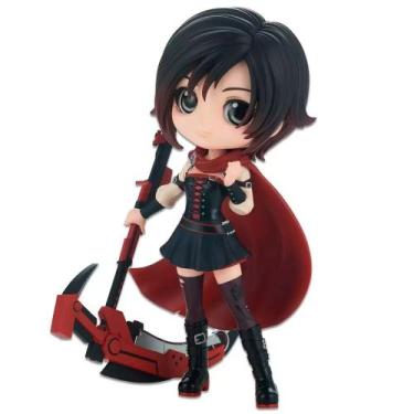 Imagem de Estátua banpresto q posket rwby - rose xiao long, preto/vermelho