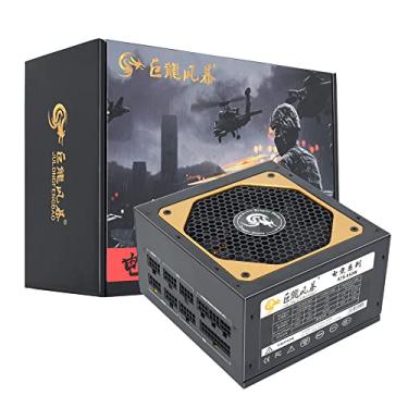 Imagem de SENLIFANG Fonte De Alimentação Julongfengbao 850 W, Totalmente Modular, Psu 110-230 V Com Controle De Temperatura Inteligente Ai Cooler, Ventilador De Baixo Ruído De 120 Mm - Preto