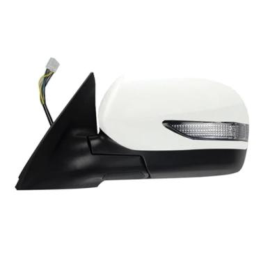 Imagem de Espelho retrovisor externo do carro, acessórios para Subaru Forester 2011 2012, pisca-pisca LED aquecido, espelho lateral dobrável automático 9 pinos(9 Wire Left-01)